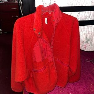 Free people hit the slopes fleece jacket